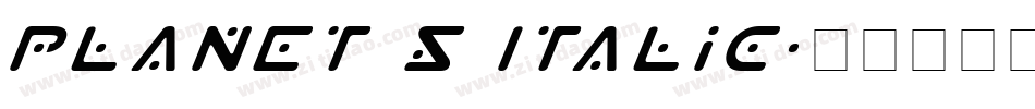 Planet S Italic字体转换